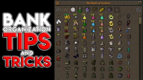 OSRS bank organization .